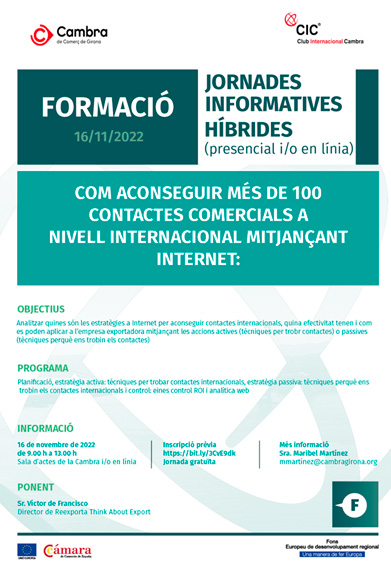 Jornades informatives de la Cambra de Girona